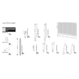 Brian James P-TPAN-9255-K-N manufacturer technical illustration; size and specification vary with the selected option