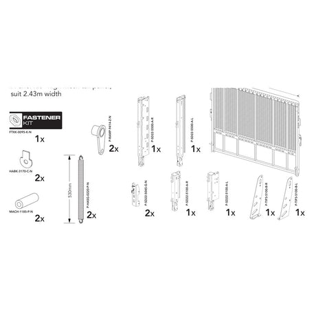 Brian James P-TPAN-9280-K-N manufacturer technical illustration; size and specification vary with the selected option