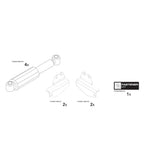 Brian James P-AXDA-0054-K-N manufacturer technical illustration; size and specification vary with the selected option