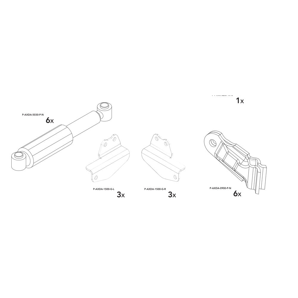 Brian James P-AXDA-0056-K-N manufacturer technical illustration; size and specification vary with the selected option
