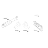 Brian James P-AXDA-0056-K-N manufacturer technical illustration; size and specification vary with the selected option