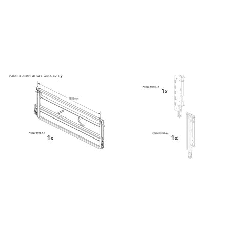 Brian James P-SIXT-6308-K-N manufacturer technical illustration; size and specification vary with the selected option