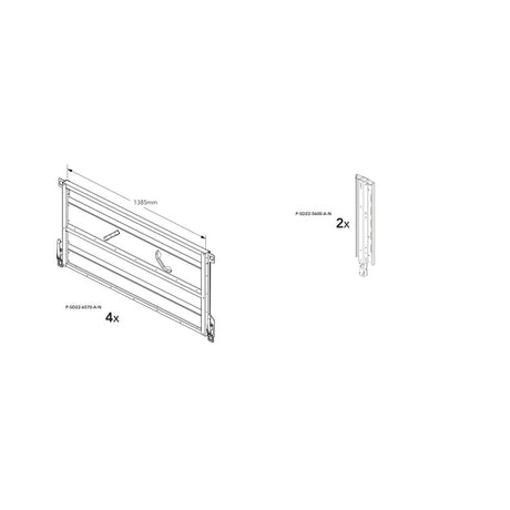 Brian James P-SIXT-6102-K-N manufacturer technical illustration; size and specification vary with the selected option