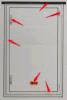 Mounting set for door 635x1045mm c255 – CZ001588