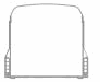 Rear frame c1000 4l galvanised set – CZ001268