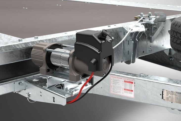 4500 lbs Electric Winch with steel wire
