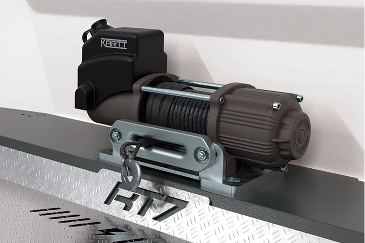 4500 lbs 12v Electric Winch with Synthetic Rope