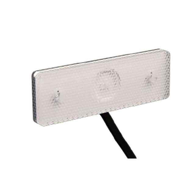 Genuine Brian James Lamp- Aspoeck-ProREP LED, Front Marker - White, 12v, 100 mm x 35 mm Rectangular – manufacturer catalogue image