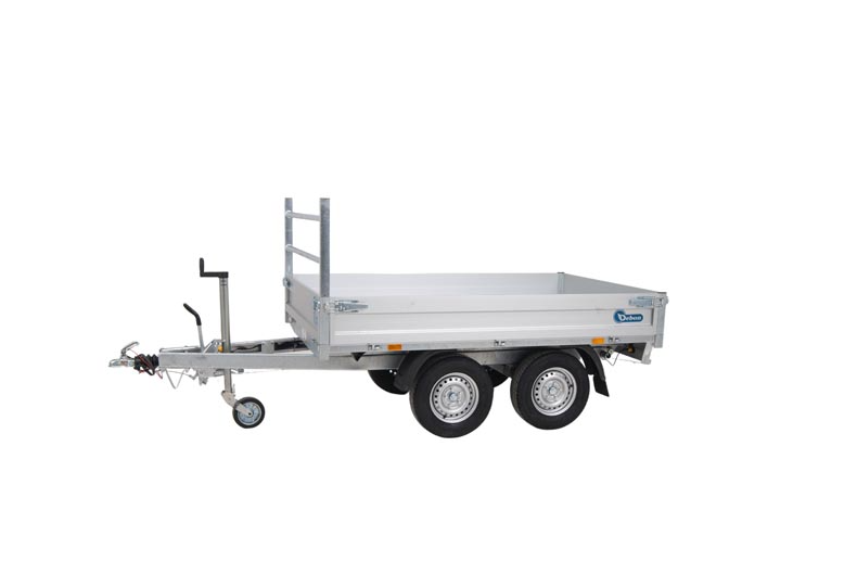 Debon PW0.2 Twin Axle Tipper Trailer 3.83m x 1.67m 2000kg MGW 1485kg Payload
